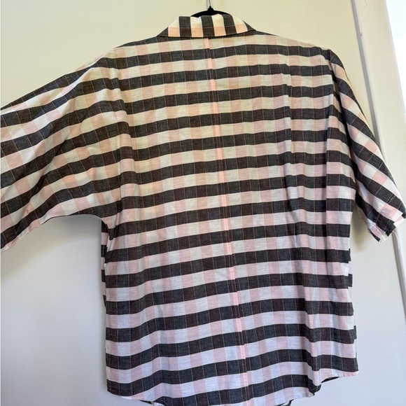 John Henry Women’s Wide Sleeve Double Pocket Button Down Shirt Size Medium - Picture 6 of 6